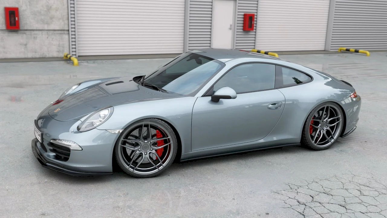 Maxton Design Side Skirts Splitters Porsche 911 Carrera 991.1 - Image 3