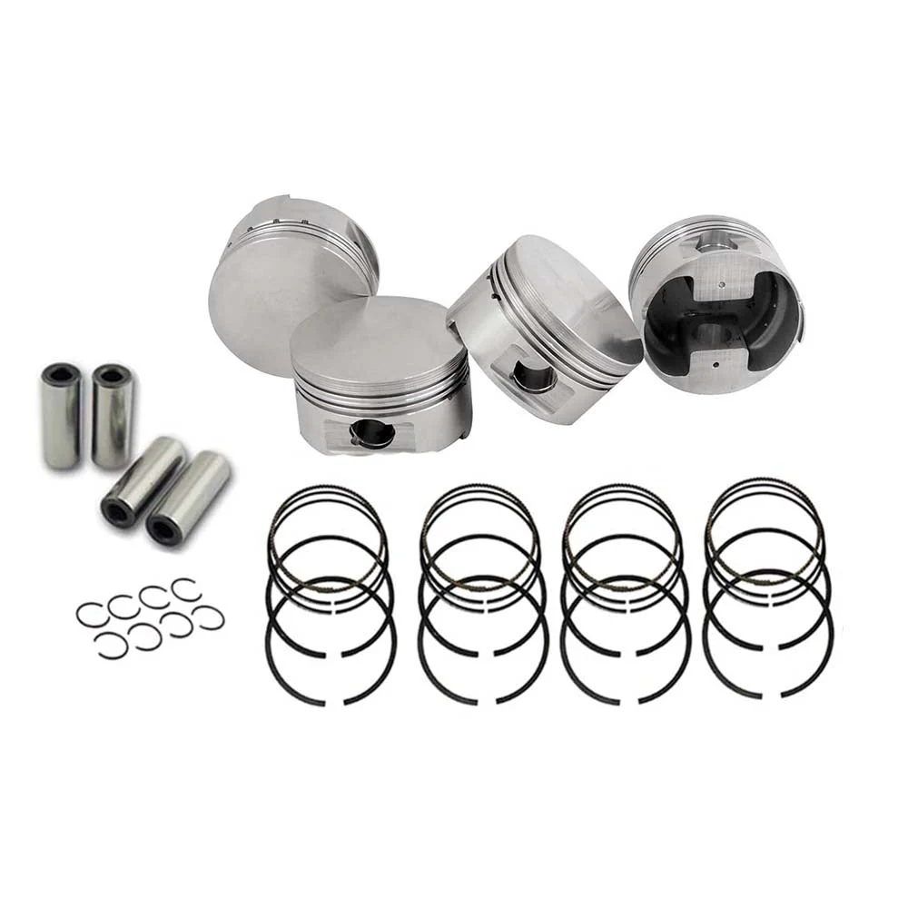 SPA TURBO Forged flat top piston and rings set 83.5mm VW 2.0L 8V + Application solid tappets performance camshaft - Image 2