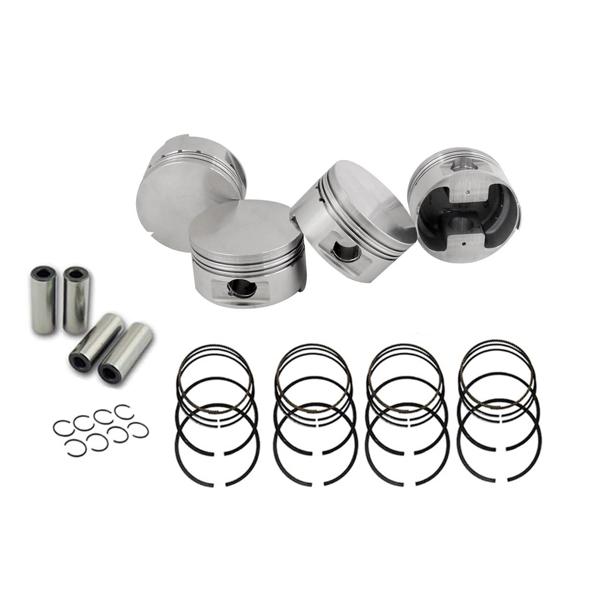 SPA TURBO Forged flat top piston and rings set 83.5mm VW ABA 2.0L 8V + VW 159mm x 20mm High Performance Steel Basic Connecting Rod set 3/8" bolt (1000hp) - Image 10