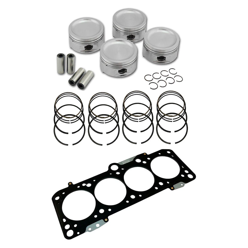 SPA TURBO Forged piston and rings set 82mm VW 1.8L 8V + VW 8v/16v decompression Head Gasket Spacer - 1.5mm