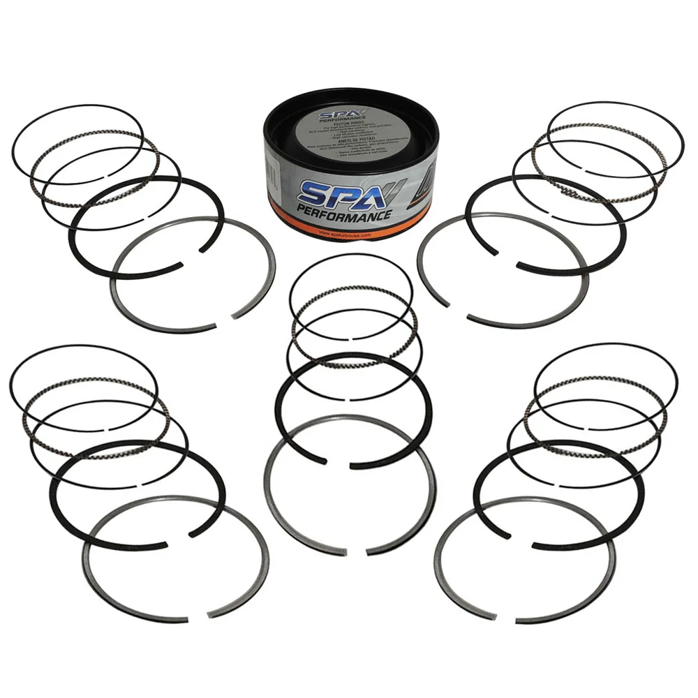 SPA TURBO Forged piston and rings set 83.5mm + 144mm x 20mm High Performance Basic Connecting Rod Set 7/16" bolt (1100hp) for Fiat/Lancia inline 5cyl 20V - Image 9