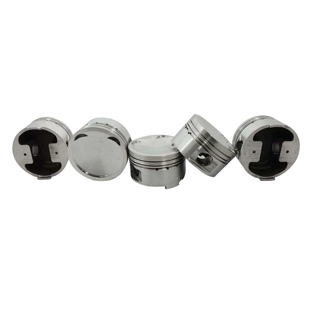 FORGED PISTON AND RINGS SET 83MM VW 2.5L JETTA MK5 5Cyl 07k + 144MM X 20MM HIGH PERFORMANCE STEEL CONNECTING ROD SET 7/16"" BOLT (1000HP) - Image 2