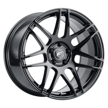 Forgestar F14 Drag 18x9.5 / 5x112 BP / ET48 / 7.1in BS / 66.56 CB Gloss Black Wheel
