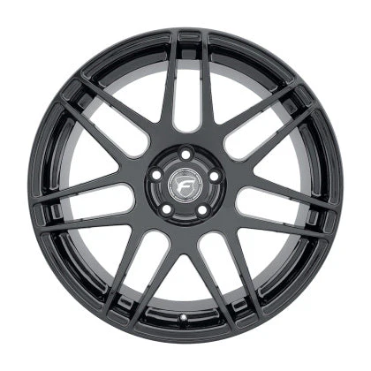 Forgestar F14 Drag 18x9.5 / 5x112 BP / ET48 / 7.1in BS / 66.56 CB Gloss Black Wheel - Image 2