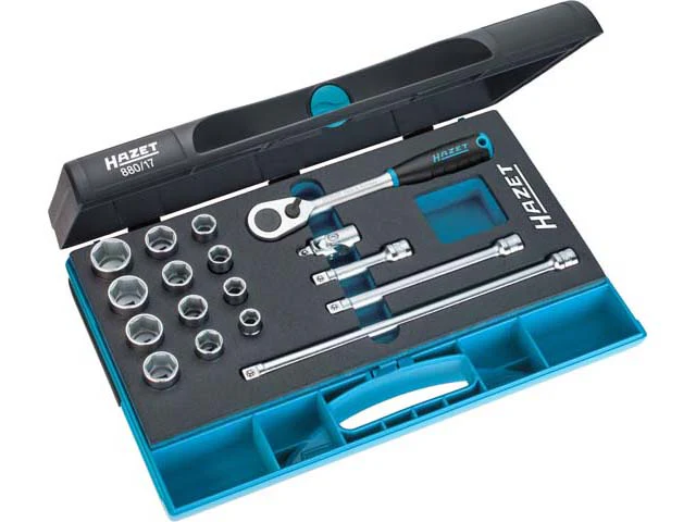 Hazet Socket Set - 3/8" Drive (17-Pieces)