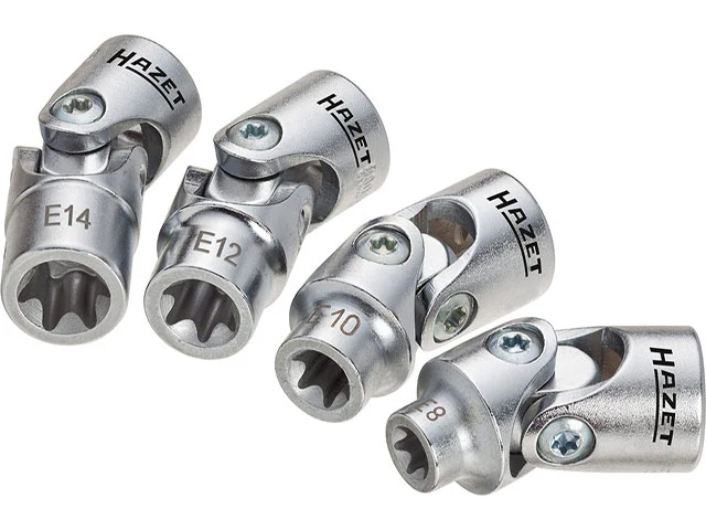 Hazet TORX Universal Joints Socket Set - 3/8" Drive (4-Pieces)