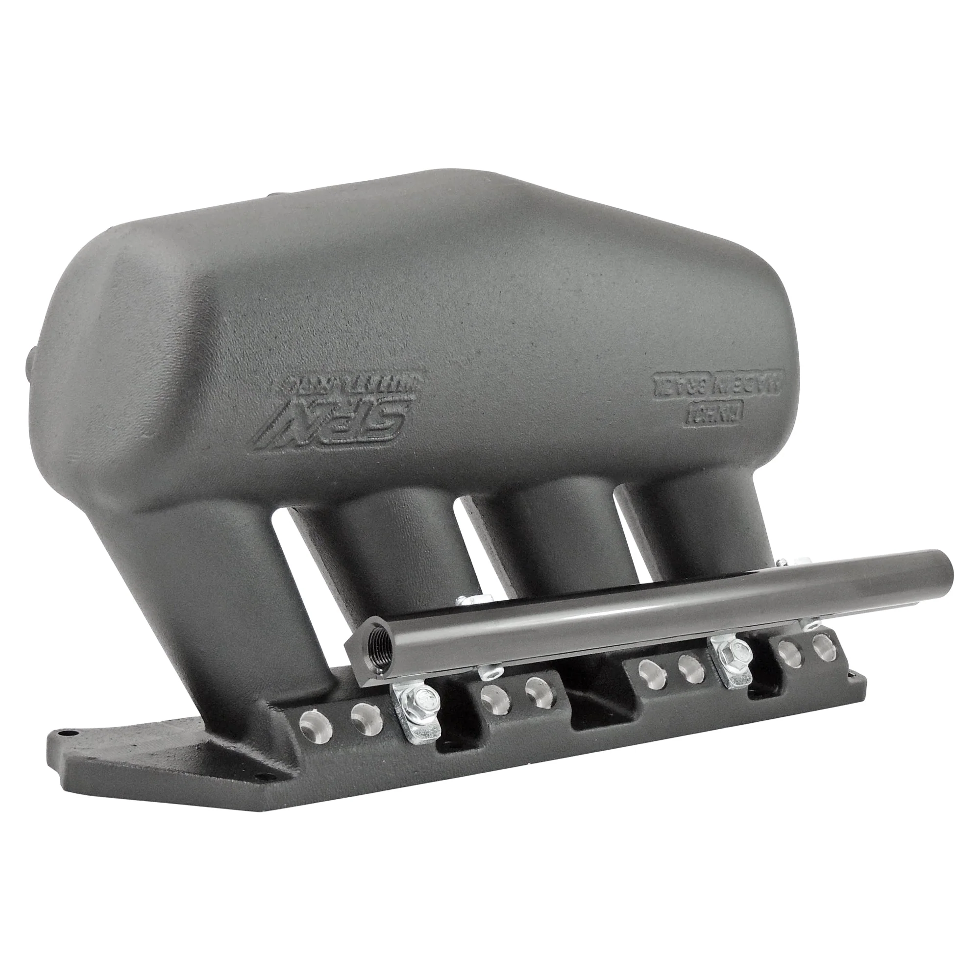 SPA TURBO Intake manifold for 8th gen Honda Civic SI (K20 engine) - 8 injectors - Mustang throttle - Black - Image 3