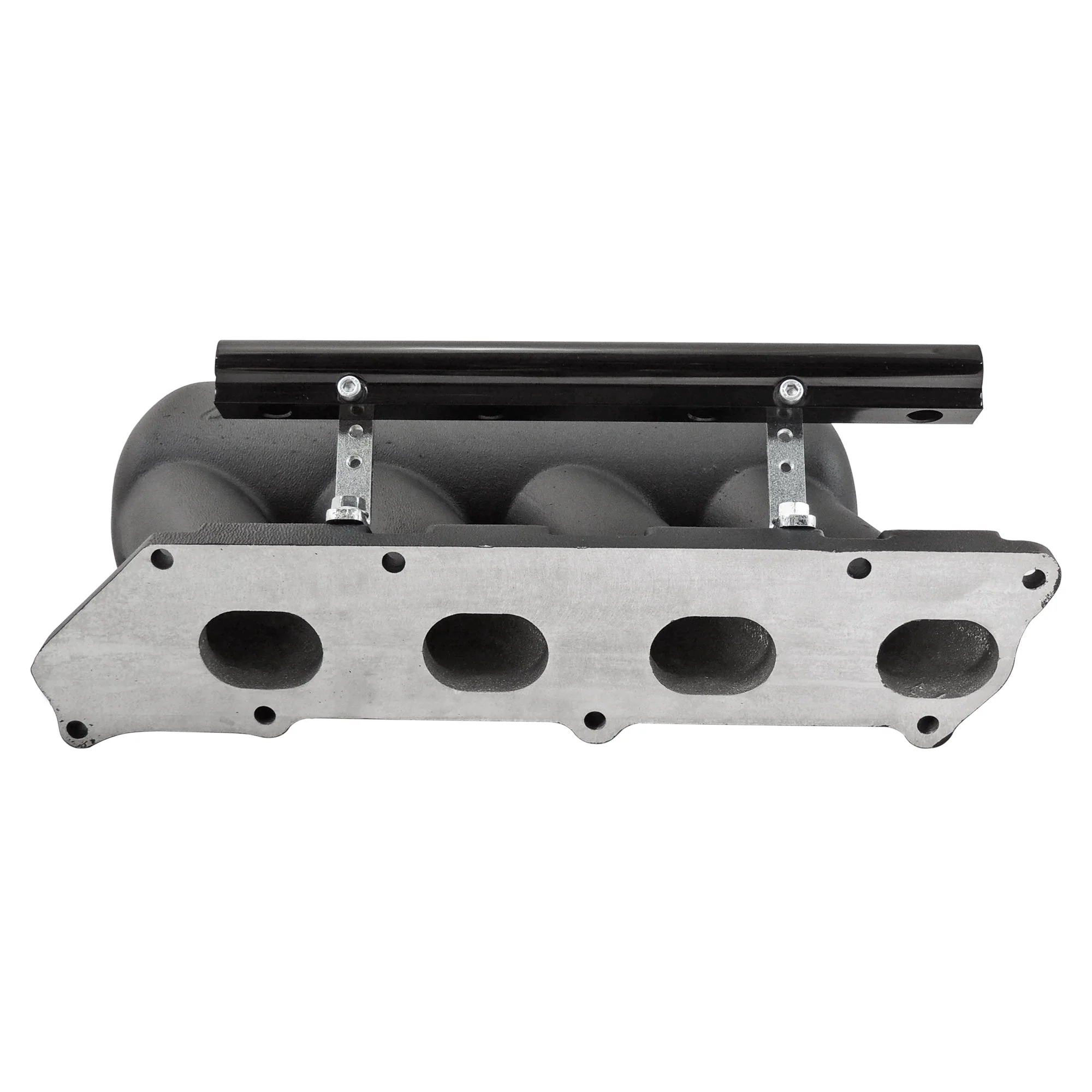 SPA TURBO Intake manifold for 8th gen Honda Civic SI (K20 engine) - 8 injectors - Mustang throttle - Black - Image 6
