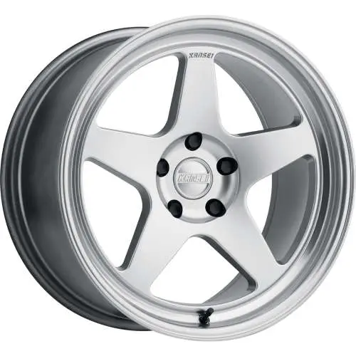 Kansei K12H KNP 18x10.5in / 5x120 BP / 12mm Offset / 72.56mm Bore - Hyper Silver Wheel