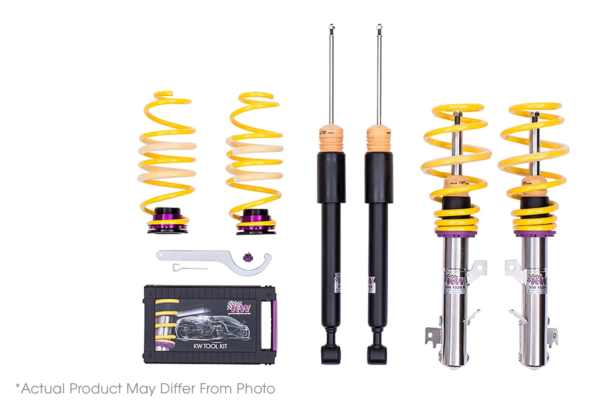 KW Coilover Kit V1 - VW Golf R MKVIII without electronic dampers