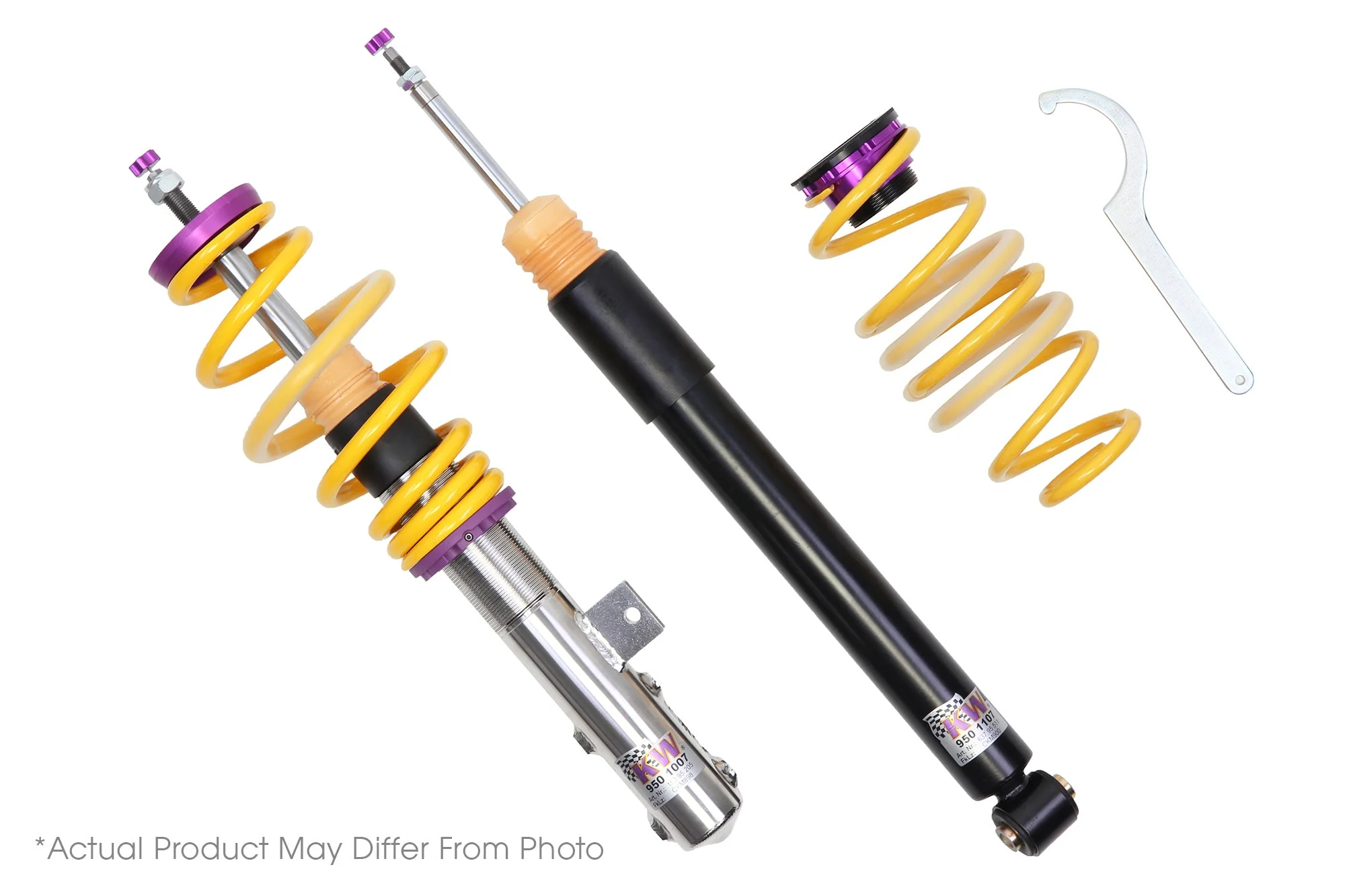 KW Coilover Kit V2 Bundle - VW Golf R MKVIII with electronic dampers - Image 2