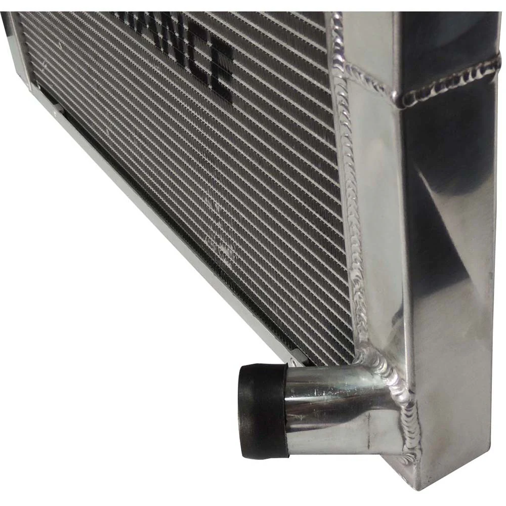 SPA TURBO Lightweight Late Model Radiator - Double Pass - 26.8" x 19.6" + Remote Fill Tank - Black Cap - Image 13