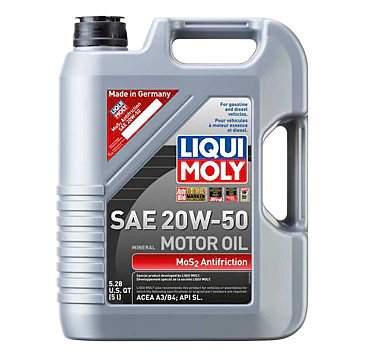 Liqui Moly MoS2 Antifriction Motoroil SAE 20W-50