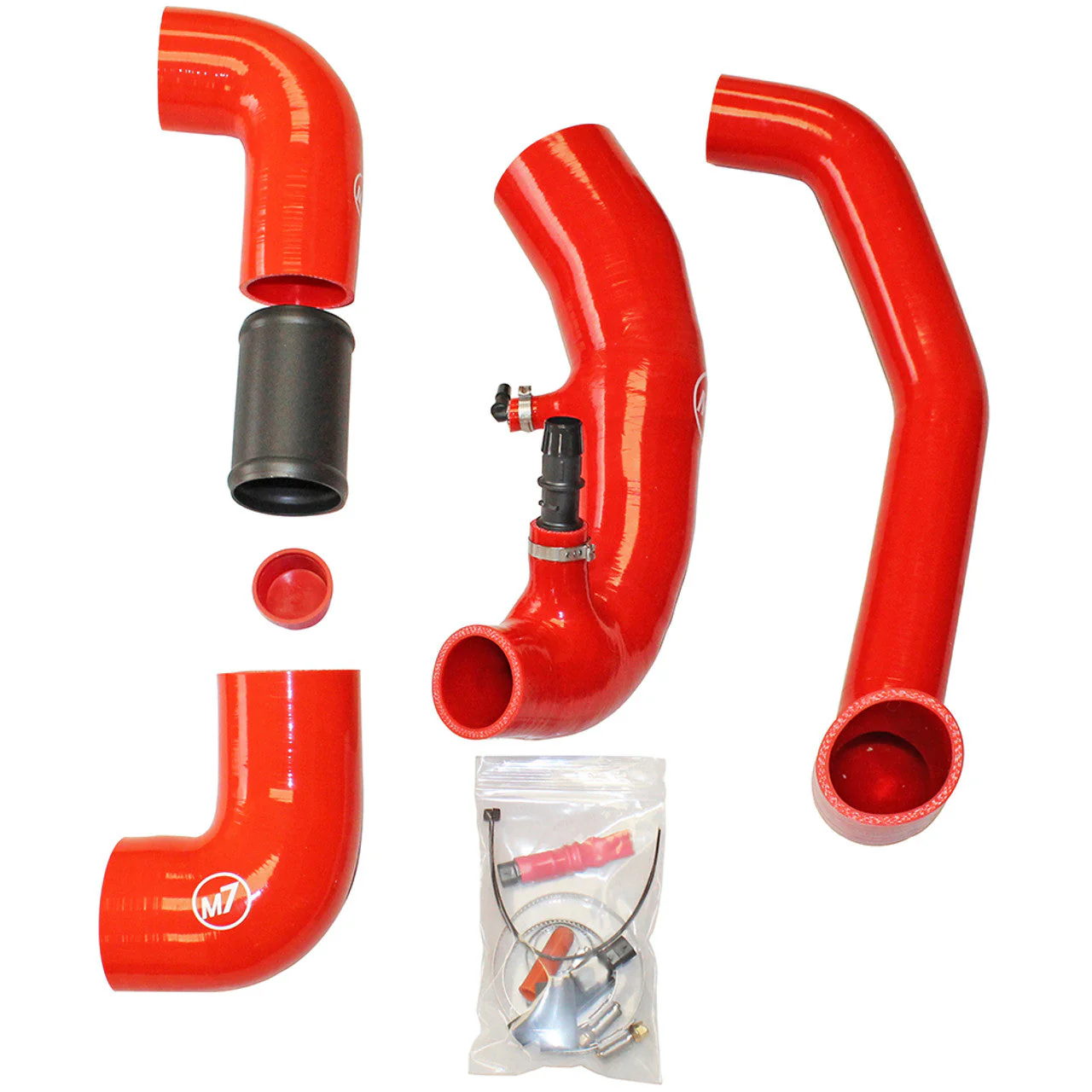 M7 Speed R60 MINI Cooper N18 Intake & Intercooler Hose Bundle | MINI Countryman-Paceman-Red - Image 3