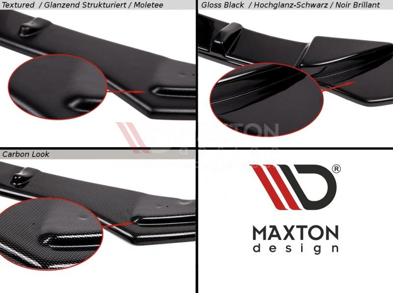 Maxton Design Audi C5 RS6 Splitter / Spoiler - Image 4