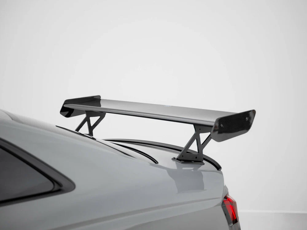 Maxton Design Carbon Spoiler w/ External Brackets Uprights V1 - Audi B9 A5 / S5 / RS5 Coupe - Image 5