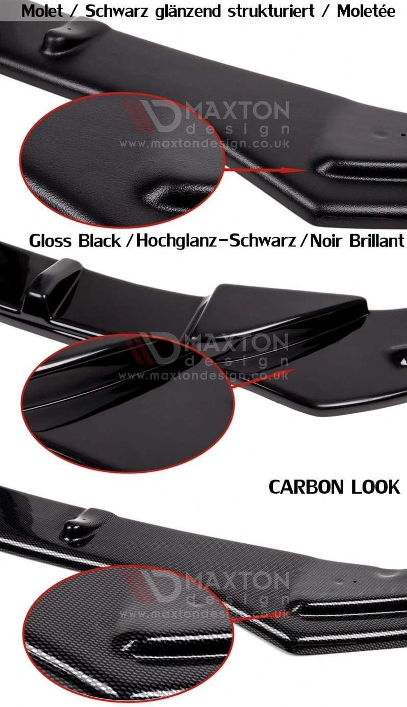 Maxton Design MK7.5 FACELIFT GTI Front Bumper Splitter/Spoiler - V1 - Image 4