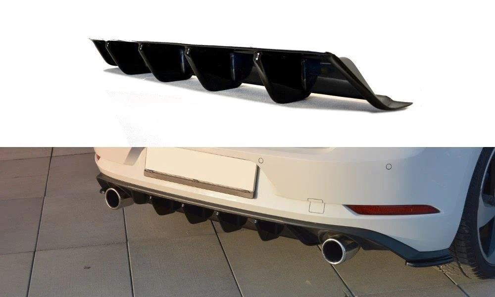 Maxton Design MK7.5 Facelift GTI Rear Valance Insert - Image 2