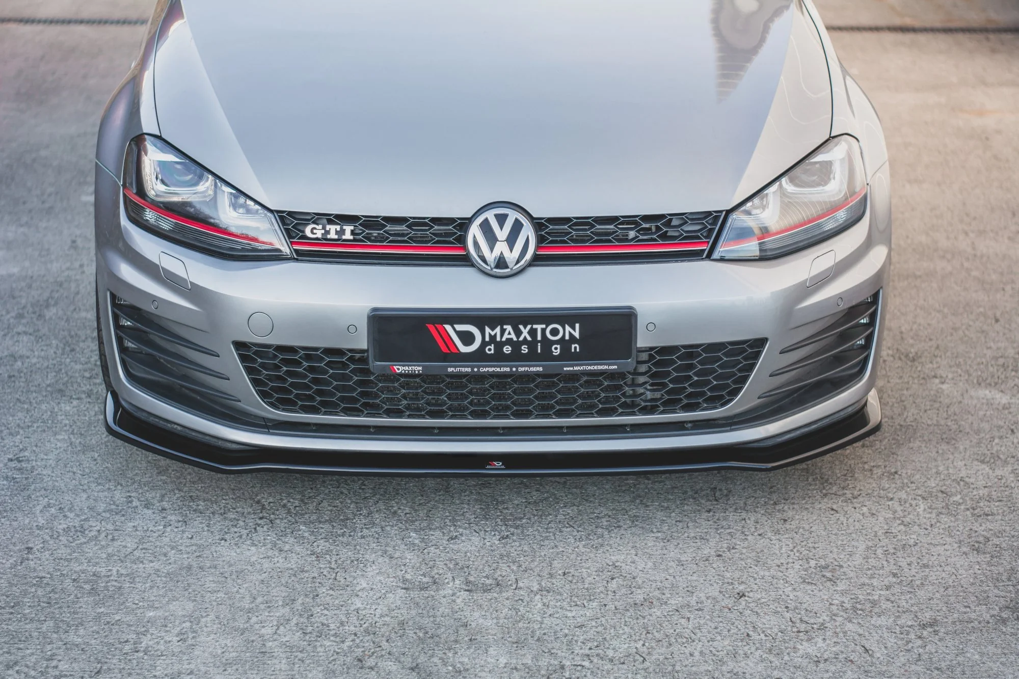 Maxton Design MK7 GTI Version 2 Front Bumper Splitter / Spoiler
