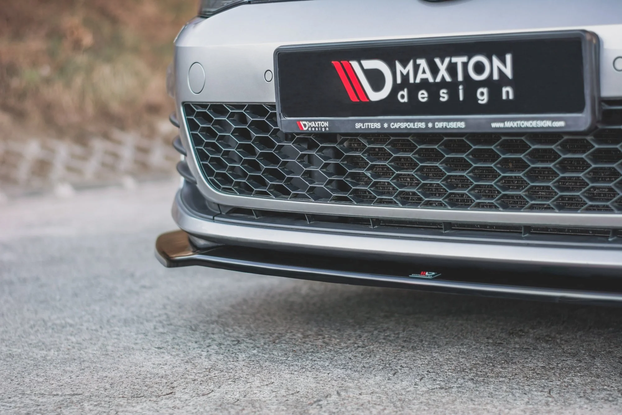 Maxton Design MK7 GTI Version 2 Front Bumper Splitter / Spoiler - Image 2