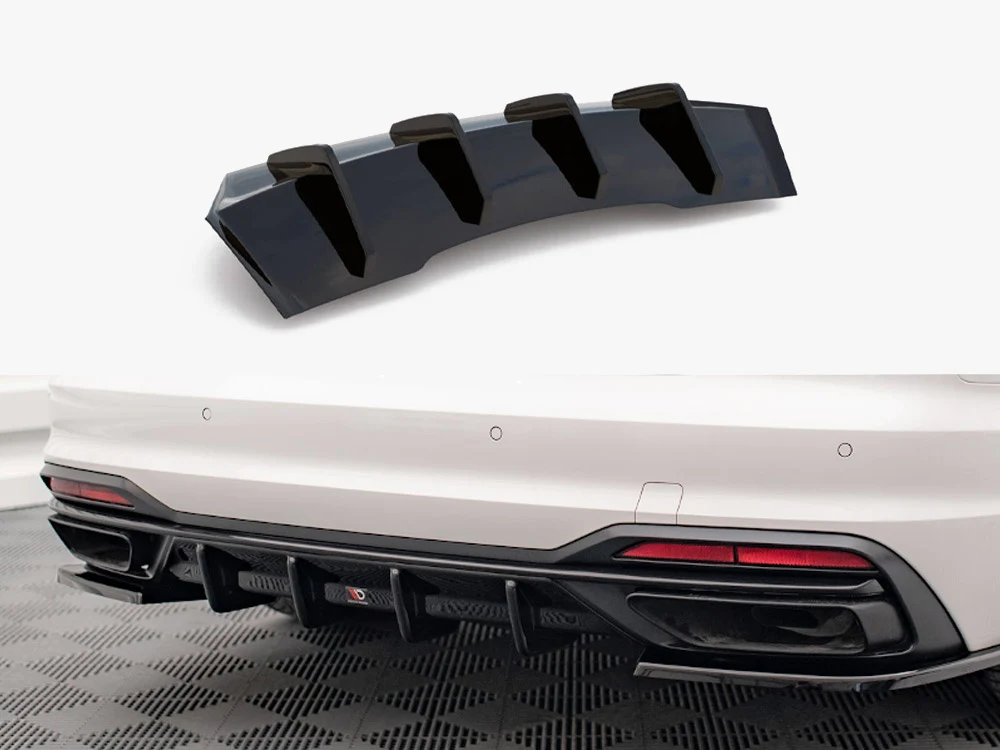 Maxton Design Central Rear Diffuser - Audi B9 A4 (Facelift)