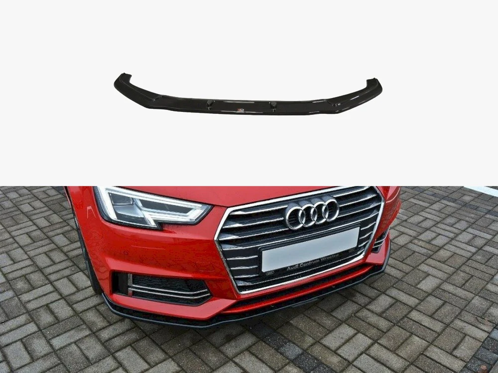 Maxton Design Side Front Splitter V2 - Audi B9 S4 / A4 S-Line (Pre-Facelift)