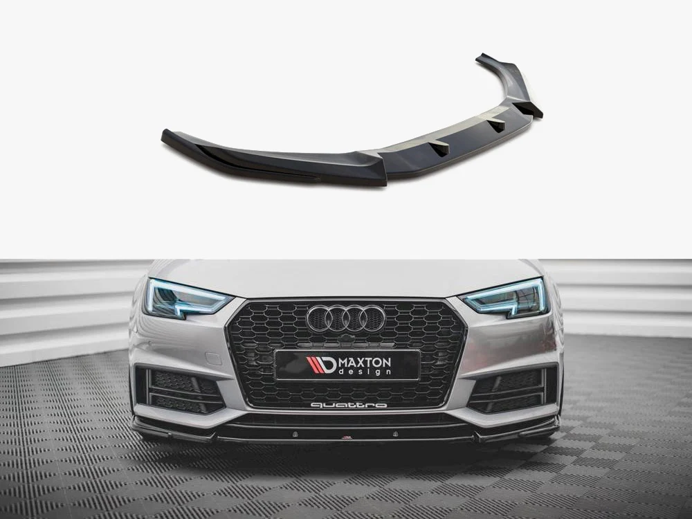 Maxton Design Side Front Splitter V3 - Audi B9 S4 / A4 S-Line