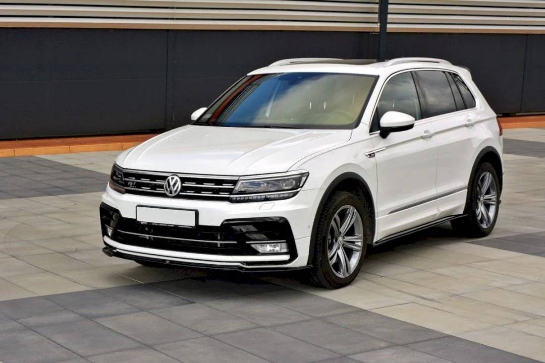 Maxton Design VW Tiguan Mk2 R-Line Front Splitter-