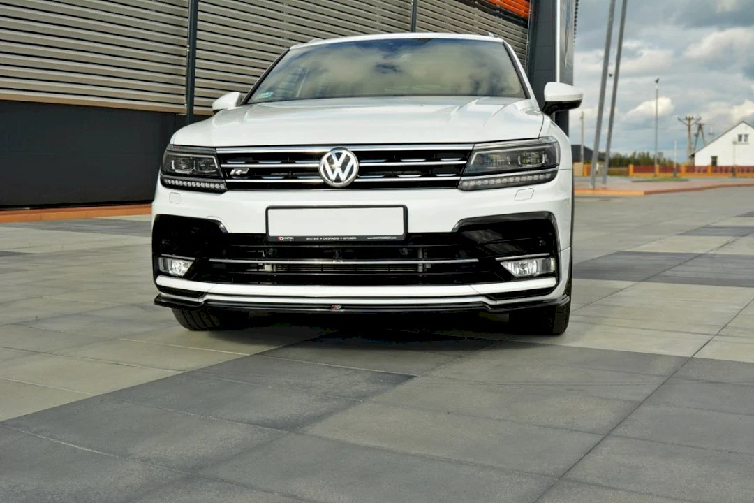 Maxton Design VW Tiguan Mk2 R-Line Front Splitter- - Image 2
