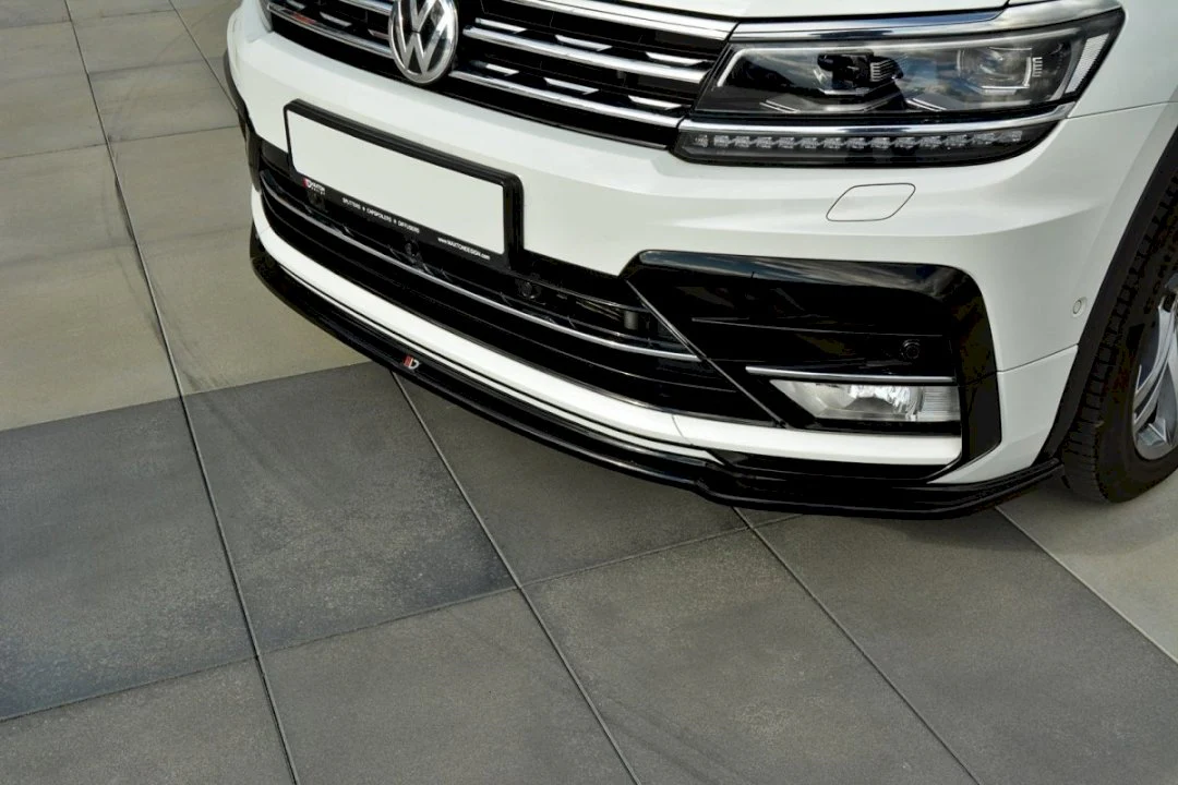 Maxton Design VW Tiguan Mk2 R-Line Front Splitter- - Image 3