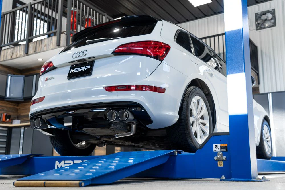 MBRP Armor Pro Series 2.5" Axle-Back, Dual Rear Exit with Quad Carbon Fiber Tips - Audi SQ5 (Gen 1) - Image 2