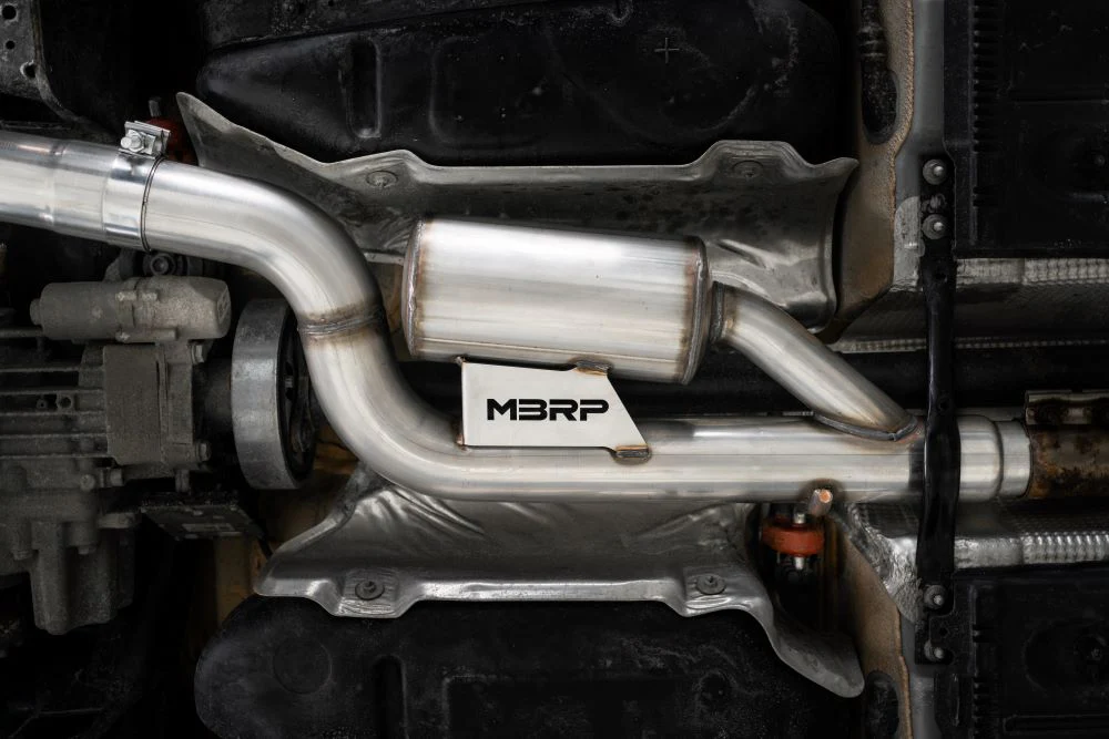 MBRP Armor Pro Series 3" Cat Back Exhaust, Quad Split Rear Exit w/ Carbon Fiber Tips (Active Exhaust) - Audi 8V S3 - Image 8