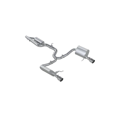 MBRP Armor Pro Series MK7 Golf SportWagen/Alltrack 3" Cat Back Exhaust Dual Rear Exit, Tour Profile