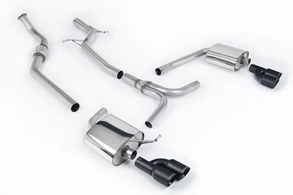Milltek Audi A4 (B8) Cat-back Exhaust System with Quad Outlet (Non-Resonated) - Image 2