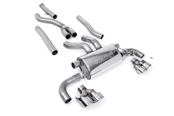 Milltek BMW G20 M340i Cat-back with Quad GT-100 Tips - Image 2