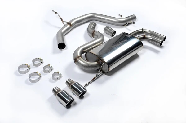 Milltek VW/Audi Cat-back Exhaust w/ Polished Tips (Non-Resonated) - Image 2