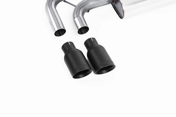 Milltek VW MK5 Golf 2.0 TDI Cat-Back Exhaust (Non-Resonated) - Ceratoke Black Tips - Image 2