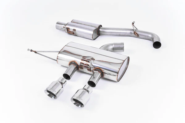 Milltek VW MK6 Golf R Cat-back Exhaust System (Resonated) w/ Polished Tips