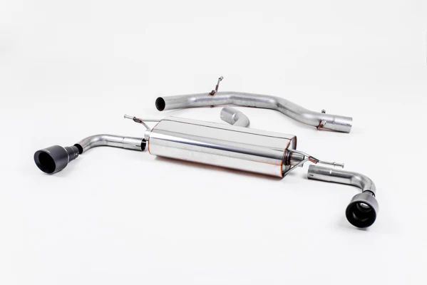 Milltek VW MK6 GTI Cat-back Exhaust System (Non-Resonated) w/ 100mm GT100 Black Tips