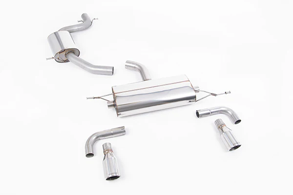 Milltek VW MK6 GTI Cat-back Exhaust System (Resonated) w/ 90mm Polilshed Tips