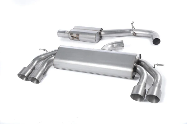 Milltek VW MK7 Golf R Cat-back Exhaust Non-Valved Race System (Resonated) - Image 2