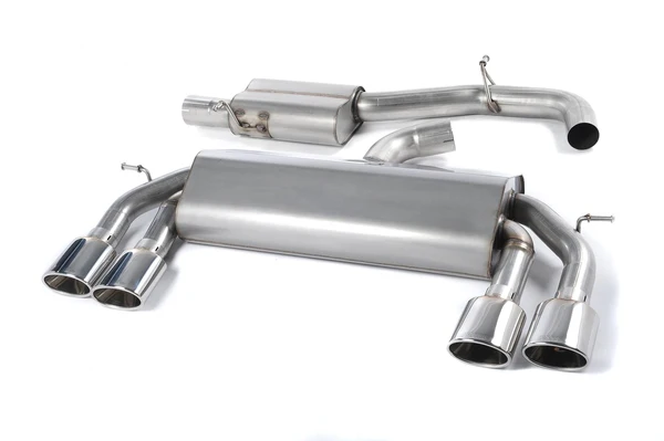 Milltek VW MK7 Golf R Cat-back Exhaust Non-Valved Race System (Resonated) - Image 6