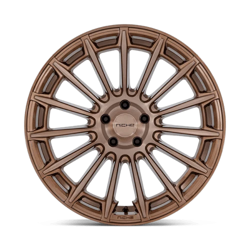 NICHE AMALFI 20X9 5X112 66.6 CB ET25 PLATINUM BRONZE - Image 2