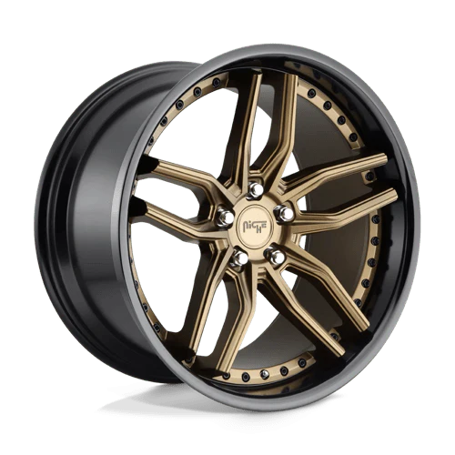 Niche M195 METHOS 20X9 5X112 ET38 MATTE BRONZE BLACK BEAD RING