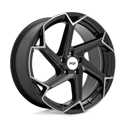Niche M255 FLASH 20X10.5 5X120 ET35 GLOSS BLACK BRUSHED