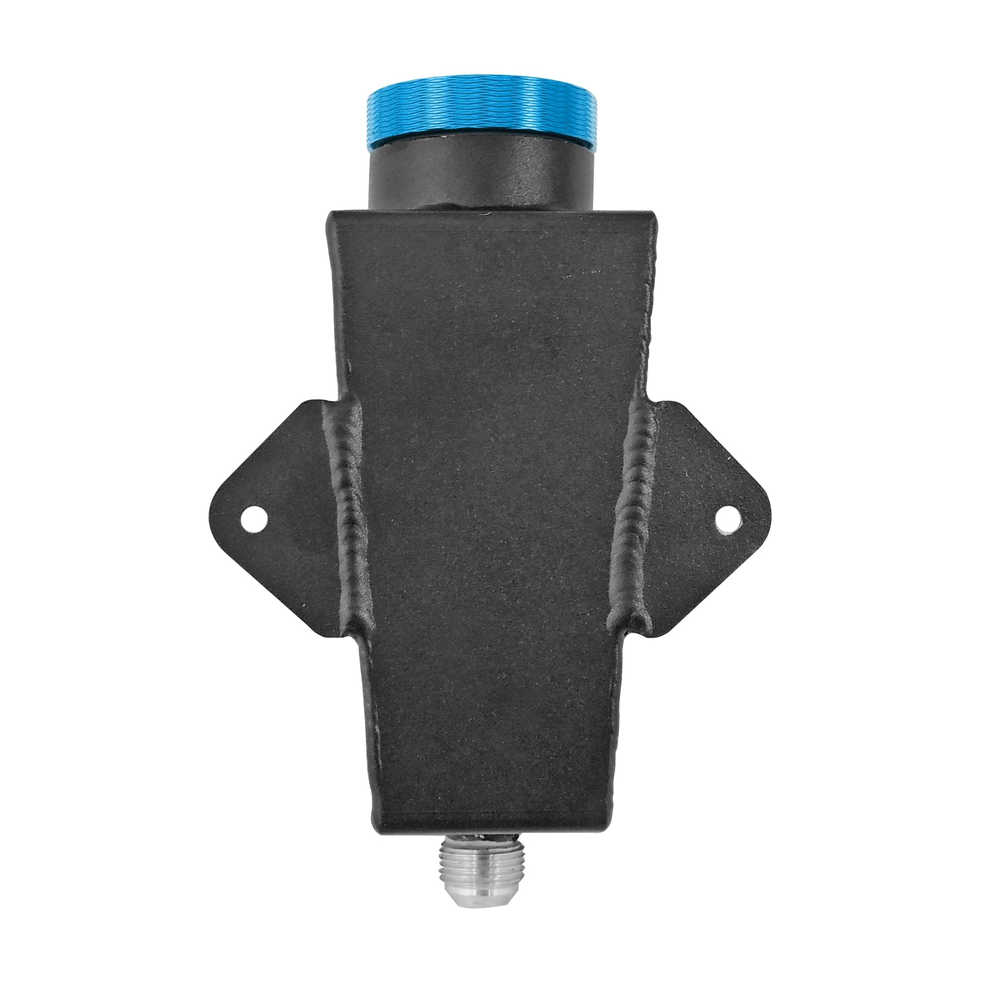 SPA TURBO Power Steering Tank Firewall Mount (Right Inlet) - Blue Cap - Image 2