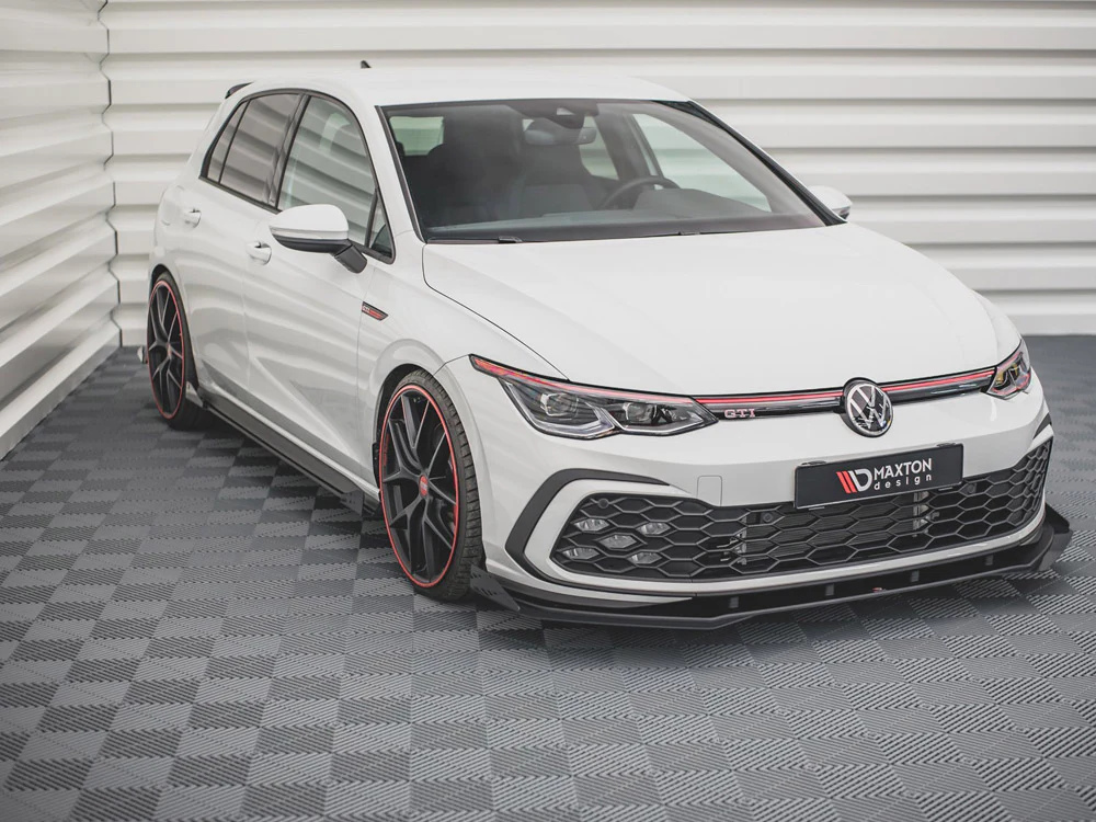 MAXTON DESIGN RACING DURABILITY FRONT SPLITTER (+FLAPS) VW GOLF 8 GTI (2022-2024)