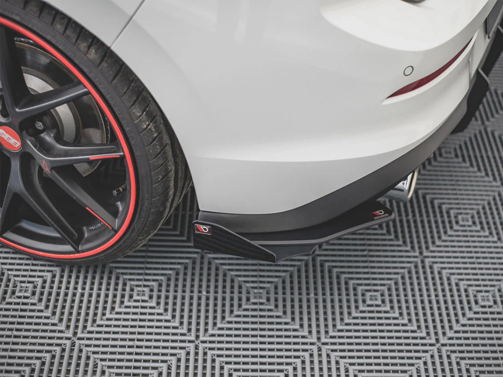 MAXTON DESIGN RACING DURABILITY REAR SIDE SPLITTERS (+FLAPS) VW GOLF 8 GTI (2022+) - Image 2