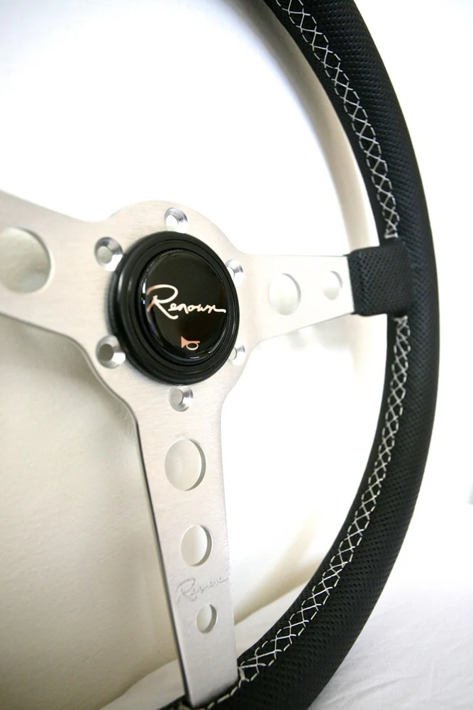 Renown Monaco Steering Wheel - Silver - Image 5