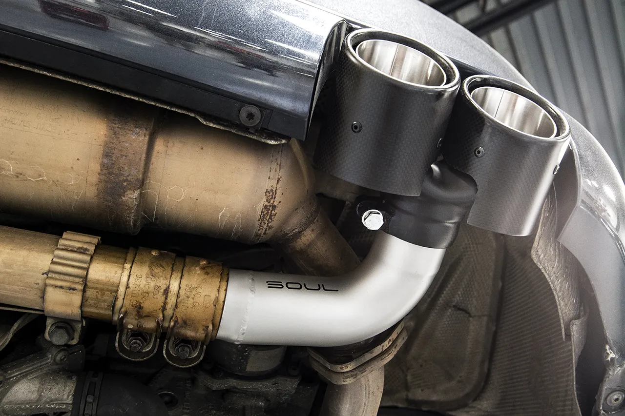 Soul Performance Porsche 997.1 Carrera Muffler Bypass Pipes - Image 8